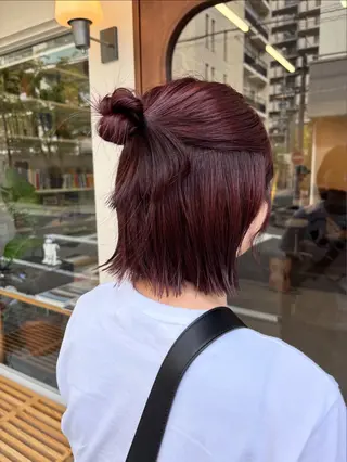 ショート カラー 永田 愛莉のヘアスタイル