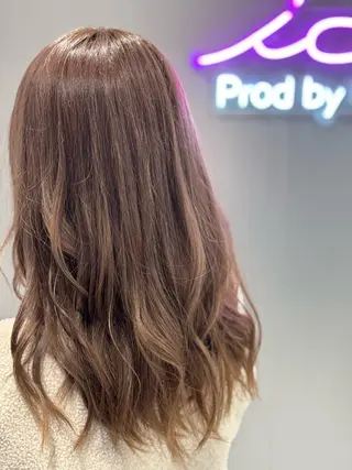 セミロング ice prod by　bloom所属・Suzaki Koukiのヘアスタイル