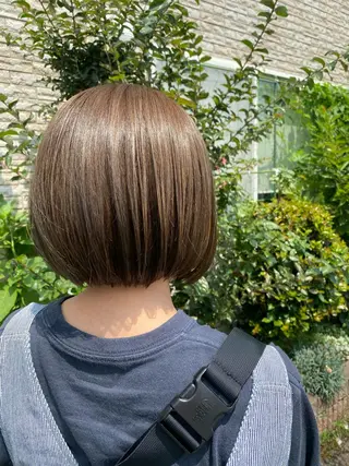 ショート 永沼 真依のヘアスタイル