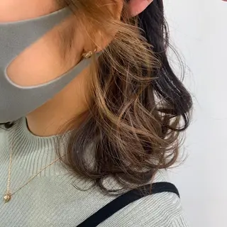 ミディアム カラー ヘアアレンジ ブリーチカラー 🩵MIZUKIのヘアスタイル