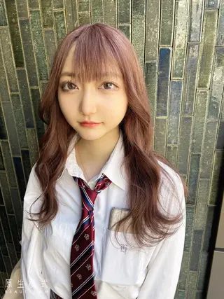 セミロング Hair mission【ヘアーミッション】心斎橋所属・エクステ／レイヤー 落合/心斎橋のヘアスタイル