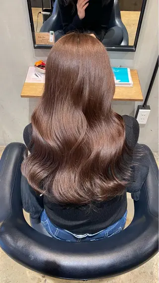 カラー さわ/ 博多/色素薄めカラーのヘアスタイル