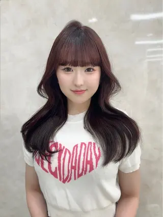 セミロング 森田 真由香のヘアスタイル