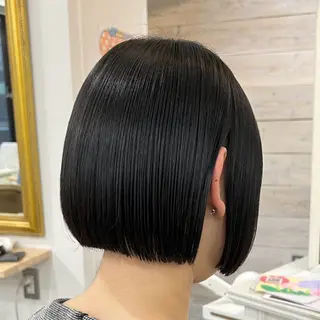 ショート 顔まわりカット/ボブ /🧁とーこ🧁のヘアスタイル