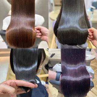 ロング カラー 韓国🇰🇷レイヤー 映える顔周り🩷のヘアスタイル