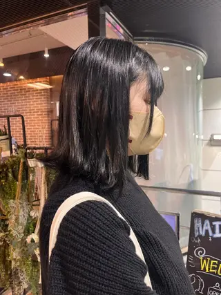 ミディアム カラー 似合わせカットカラー 🤍🎀honokaのヘアスタイル