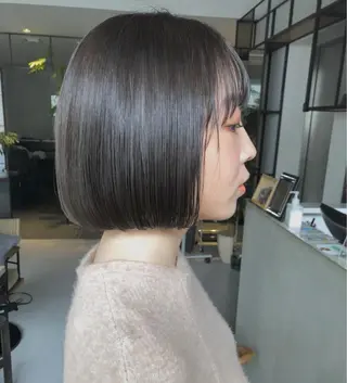 ショート カラー パーマ 【骨格診断カット】 .のヘアスタイル
