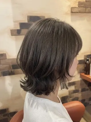 ミディアム flencia 丸 和博|カットのヘアスタイル