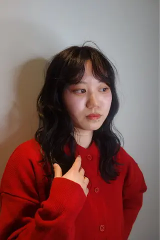 セミロング HEIMER ミカド　サトル△のヘアスタイル