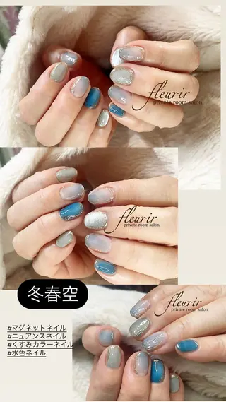 ネイル フルリール 【プライベートサロンのネイルデザイン