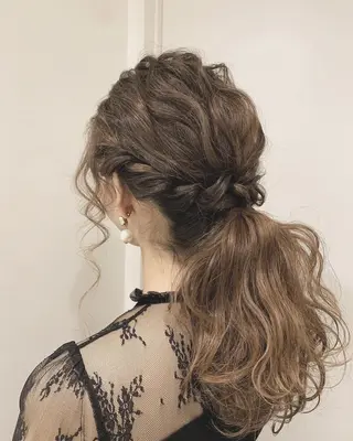 ロング ヘアアレンジ 🎨カラー満足度 500%💫ヅル💫のヘアスタイル