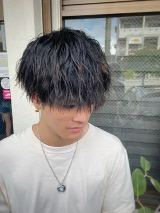 メンズ メンズパーマ/鈴木 雅也/メンズカットのヘアスタイル