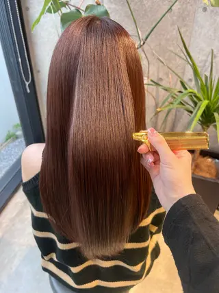 ロング LOVECHROME　HAIR＆SCALP　LAB　OMOTESANDO所属・うるツヤ透明感カラー 𝐀𝐲𝐚𝐦𝐢のヘアスタイル