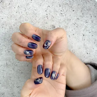 ミディアム カラー パーマ ヘアアレンジ メンズ キッズ ネイル マツエク・マツパ Salon Ｋのネイルデザイン