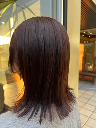 ミディアム 長南 やよいのヘアスタイル