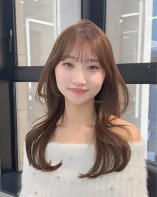 セミロング 髪質改善VALETTE福岡天神所属・髪質改善/レイヤー /韓国ヘアNOBUのヘアスタイル