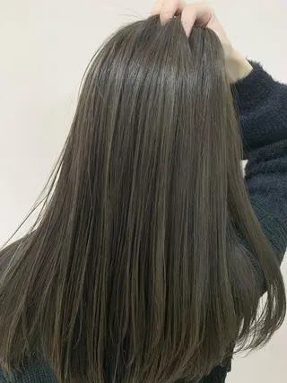 ロング カラー mimiiy梅田 中崎町ハイトーンのヘアスタイル