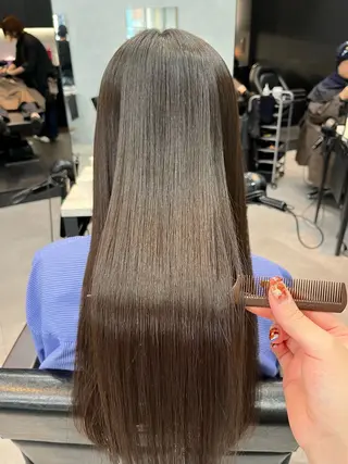 ロング パーマ 🦩レイヤー|透明感 カラー🦩makoのヘアスタイル