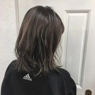 カラー ピンクベージュ/新潟 万代/高橋桃葉🍑のヘアスタイル