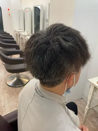 パーマ メンズ 杉山 蒼汰のヘアスタイル