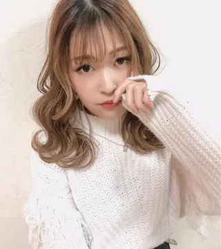 ミディアム 時末侑実 桜井駅のヘアスタイル