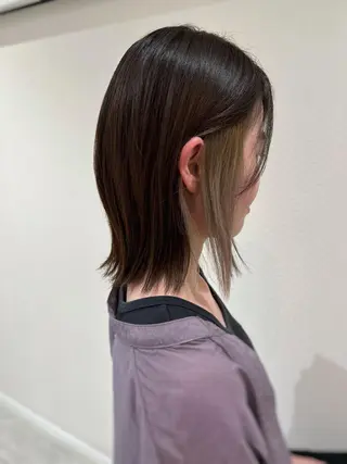 ミディアム カラー 似合わせ🌿‬髪質 改善🧸RYUGOのヘアスタイル