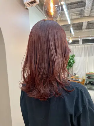 ミディアム 韓国レイヤー　船橋 徒歩5分/小川友美のヘアスタイル