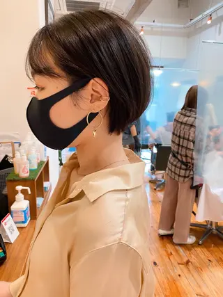 ショート カラー メンズカット特化柏駅 徒歩3分LOUのヘアスタイル