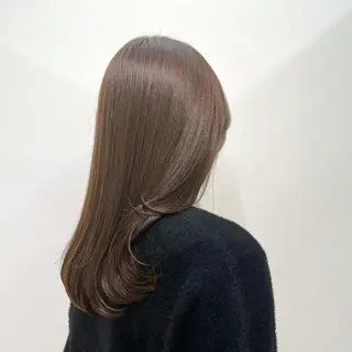 ロング カラー HARUNA🤍 大人ショートヘアのヘアスタイル