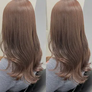 ロング 透明感カラー🪿🤍 顔まわりカットのヘアスタイル