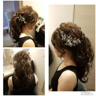 ヘアアレンジ ショート fun./ヘアセット /エクステ/着付のその他イメージ