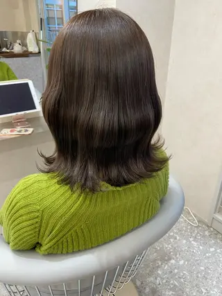 ミディアム カラー 新宿/韓国ヘア 中明度カラー/かやのヘアスタイル