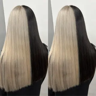 ロング カラー 難波・デザイン・ ハイトーン☆Rei☆のヘアスタイル