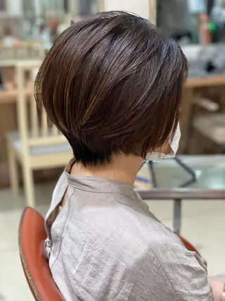 ショート カラー 長津 健一郎のヘアスタイル