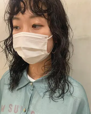 ミディアム パーマ 優作 〜圧倒的信頼〜のヘアスタイル