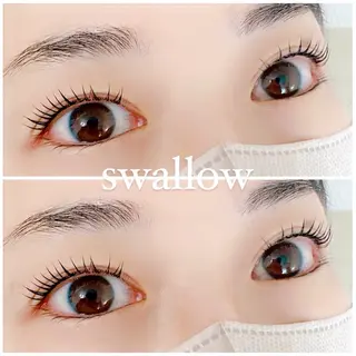 マツエク・マツパ swallow 奈良西大寺店のマツエク・マツパデザイン