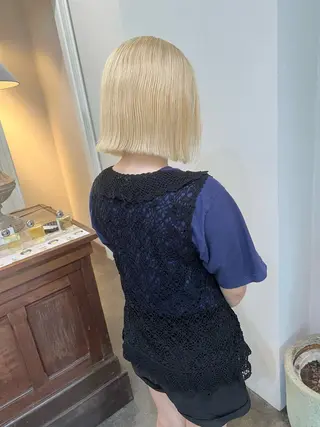 ショート カラー 千葉 郁也のヘアスタイル