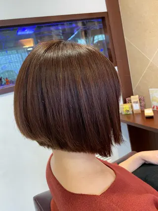 ミディアム カラー 美容師歴18年 ALBA 齊藤のヘアスタイル