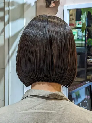 ミディアム カロル川口 モデル募集のヘアスタイル