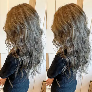 ロング カラー 似合わせスタイル 岡田勇哉のヘアスタイル