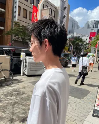 ショート メンズ misch by urban所属・髪質改善ストレート KENTOのヘアスタイル