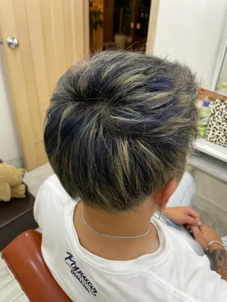 ショート カラー メンズ 村山 かほのヘアスタイル