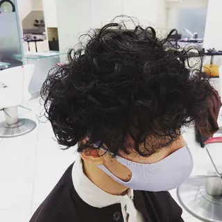 ミディアム パーマ メンズ 🐺デザインウルフ / 一ノ瀬 凌🐺のヘアスタイル