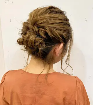 ミディアム カラー ヘアアレンジ 透明感color 🥣suzunaのヘアスタイル