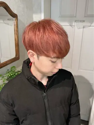 ショート カラー メンズ お洒落カジュアル🍃 まなとのヘアスタイル