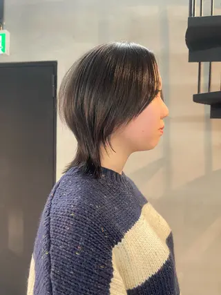 ショート 柏 ウルフ/レイヤー 田中佐和🐺のヘアスタイル