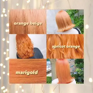 ミディアム カラー ヘアアレンジ 韓国レイヤーカット/ 儚げカラーチナツのヘアスタイル