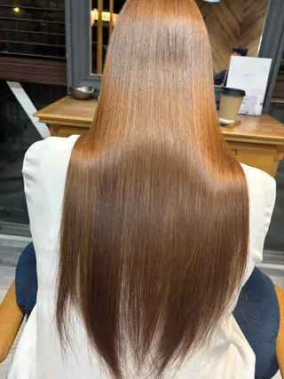 ロング カラー 岡本樹一 🍁のヘアスタイル