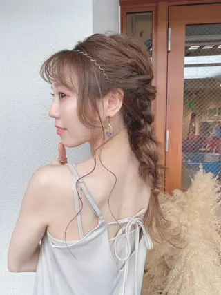 ロング カラー rubik's京橋 店のヘアスタイル