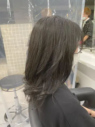 ミディアム カラー ヘアアレンジ メンズ特化 水口湧太のヘアスタイル